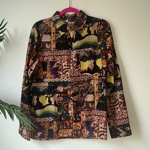 Vintage 90s style button up
